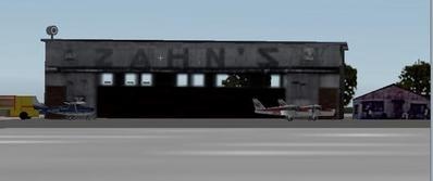 Zahn's airport, from the X-Plane flight simulator